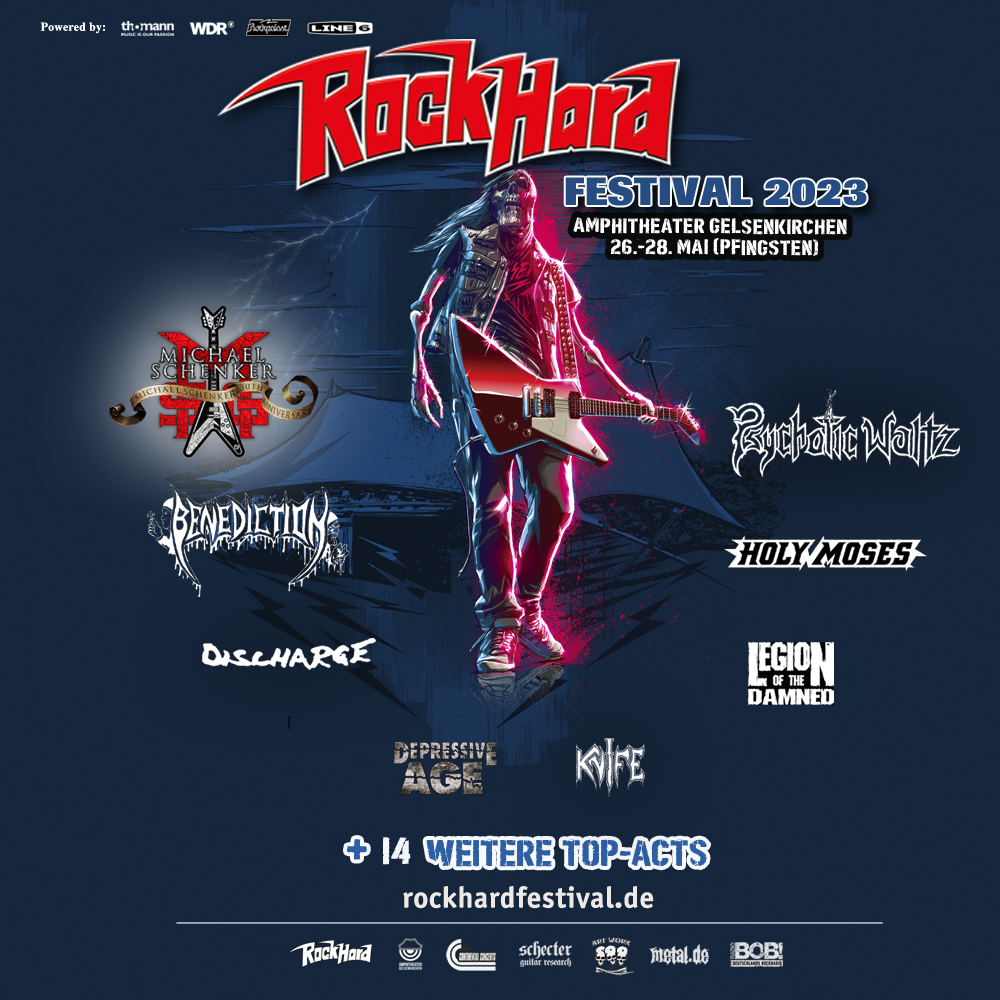 Das Rock Hard Festival feiert 2023 sein 20. Jubiläum und gibt drei