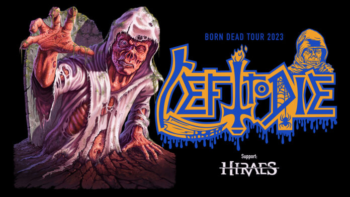 Left To Die, the band featuring ex-Death members Rick Rozz and Terry Butler  alongside Matt Harvey (Exhumed, Gruesome) and Gus Rios…