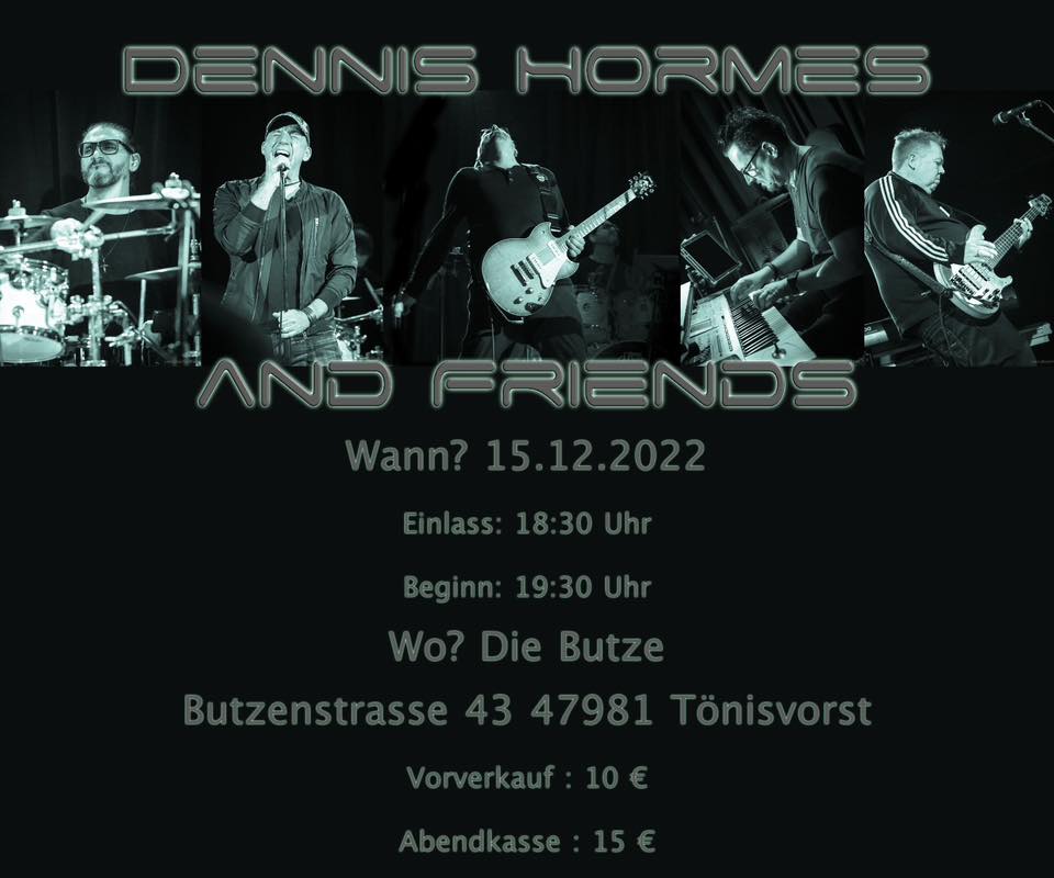 dennis hormes tour